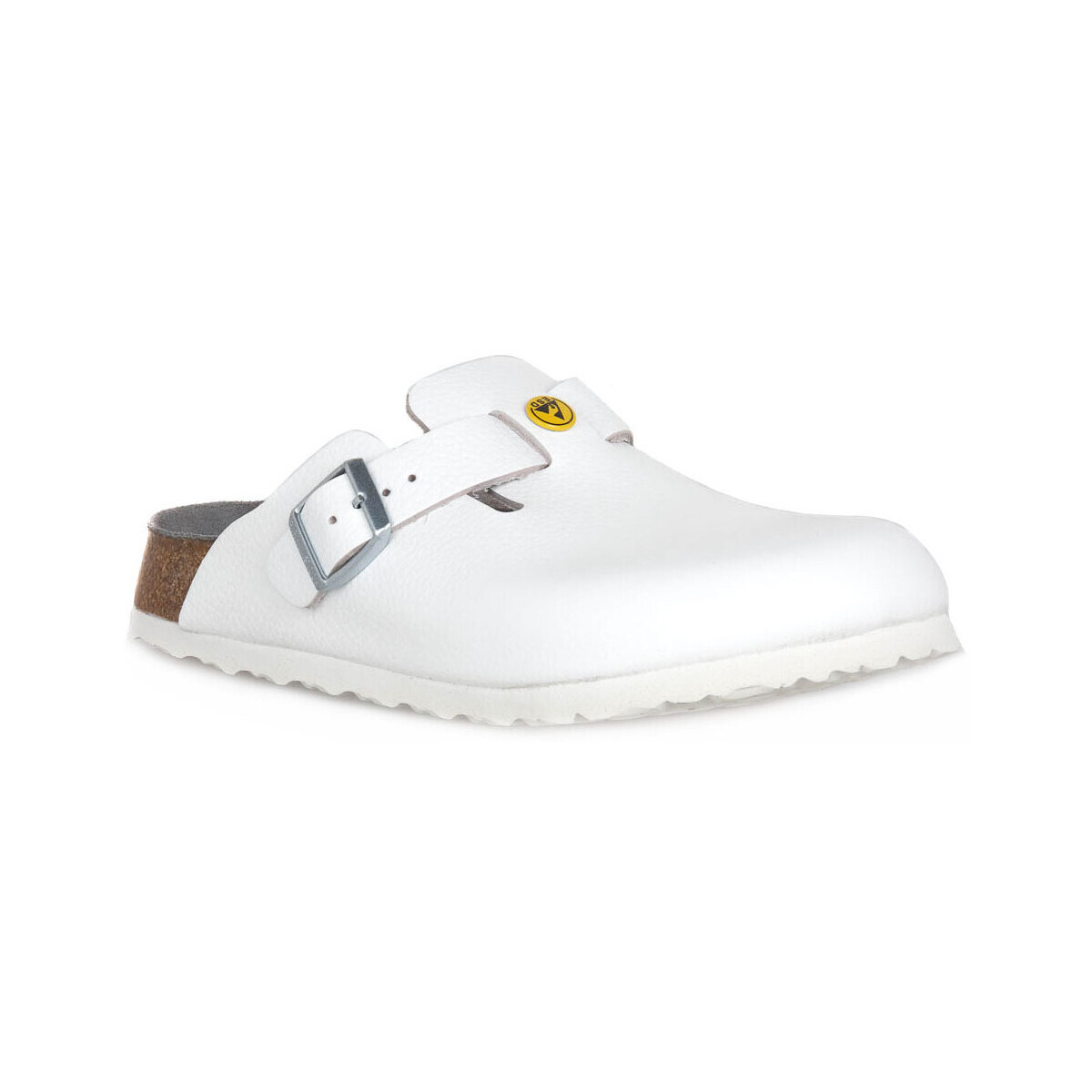 BIRKENSTOCK  BOSTON ESD WHITE CALZ S  Bílá