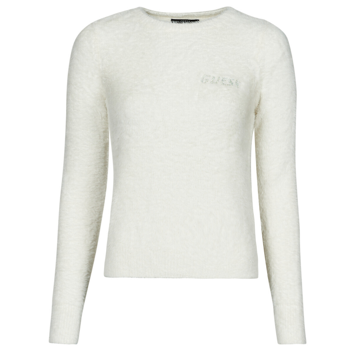 Guess  CANDACE RN LS SWTR  Bílá