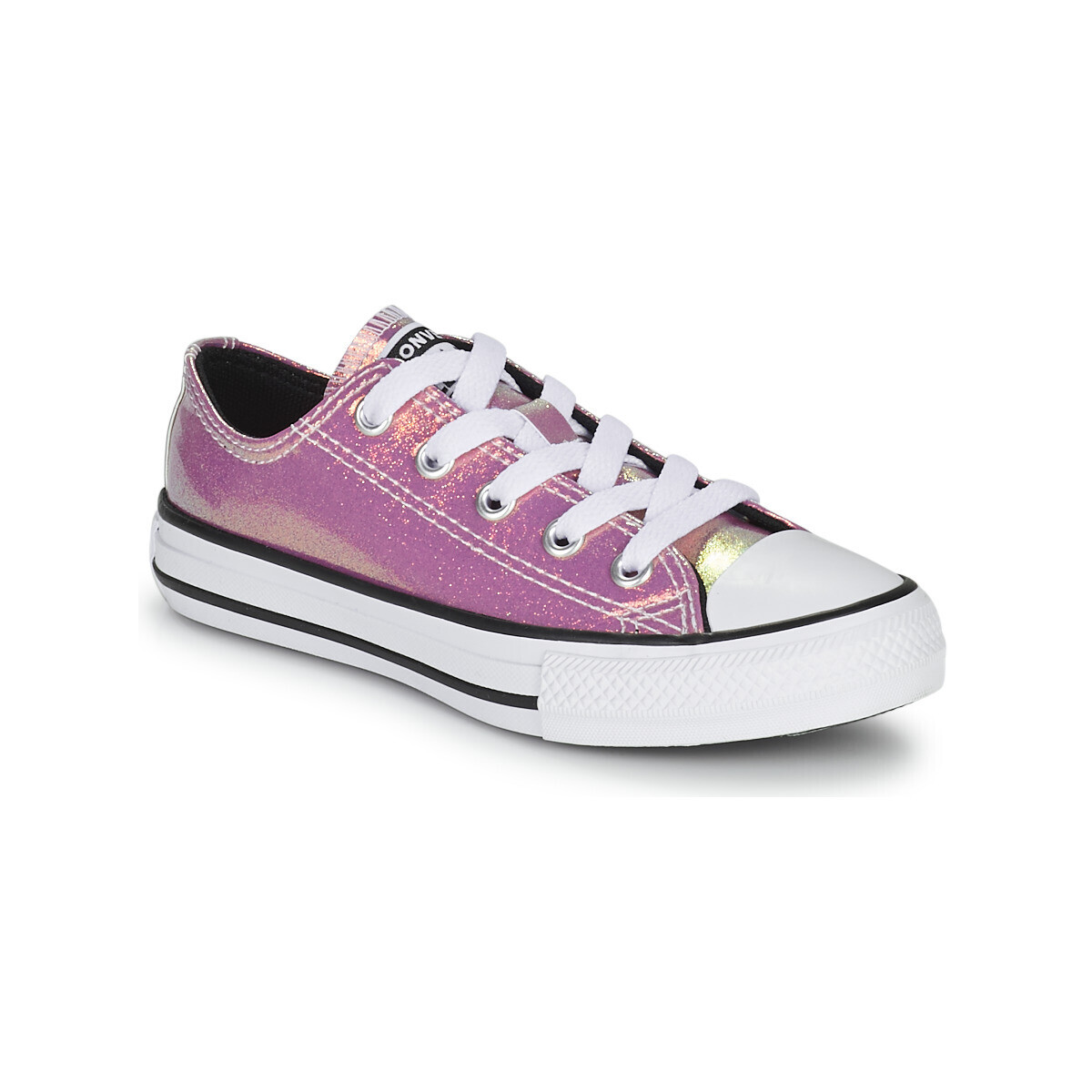 Converse  CHUCK TAYLOR ALL STAR IRIDESCENT GLITTER OX  Růžová