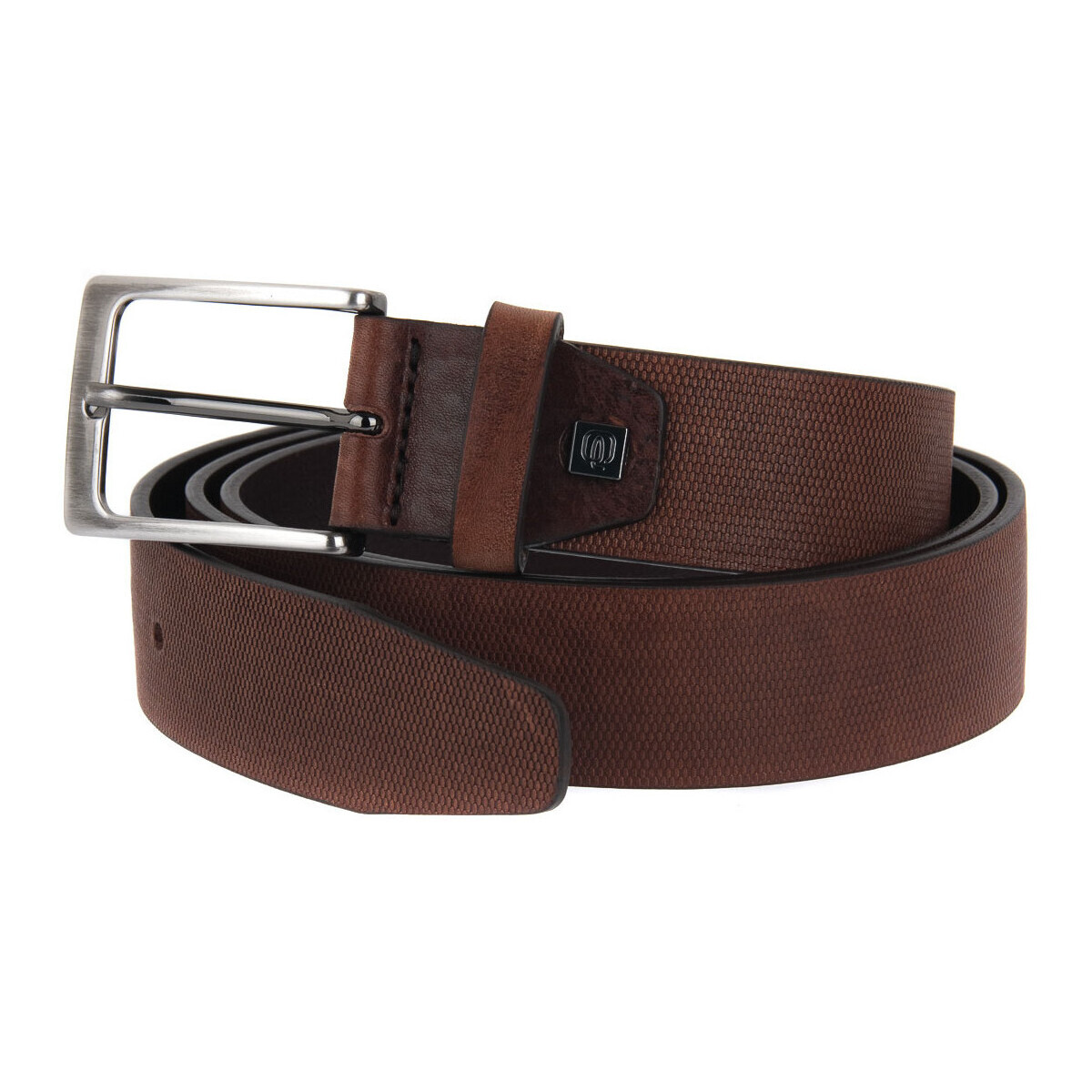 Piquadro  TM CINTURA PELLE STAMPATA  Hnědá