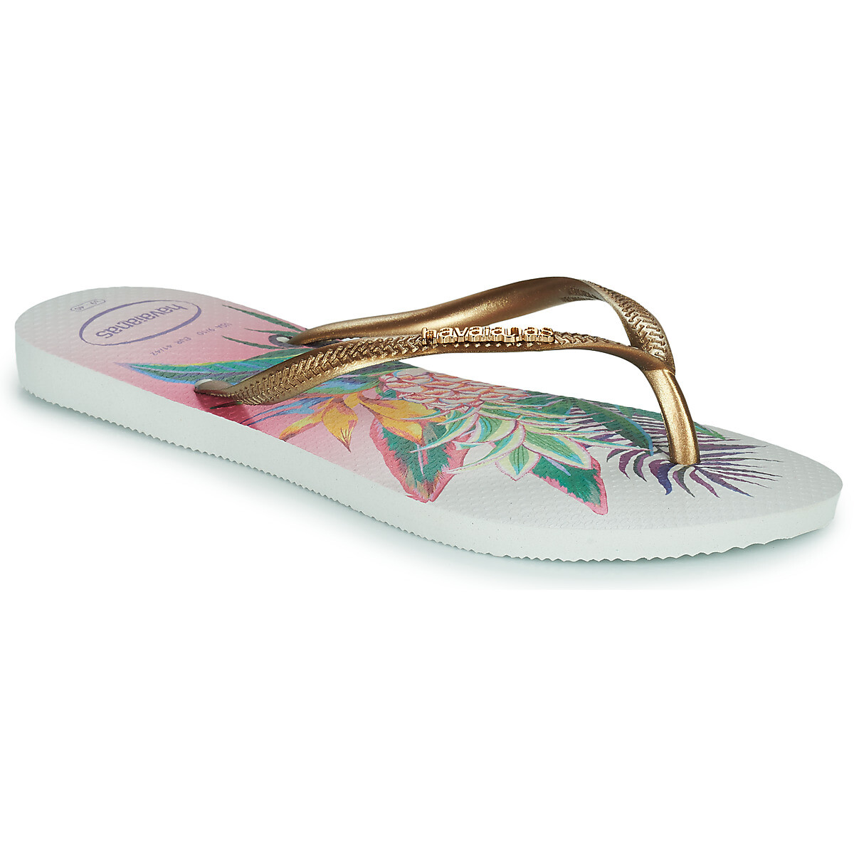 Havaianas  SLIM TROPICAL  Bílá