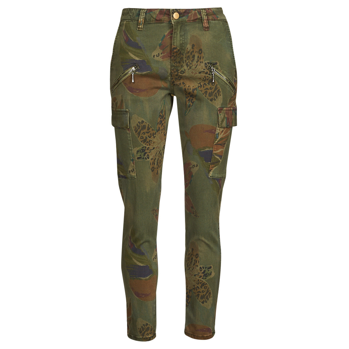 Desigual  PANT_TROPI  Khaki