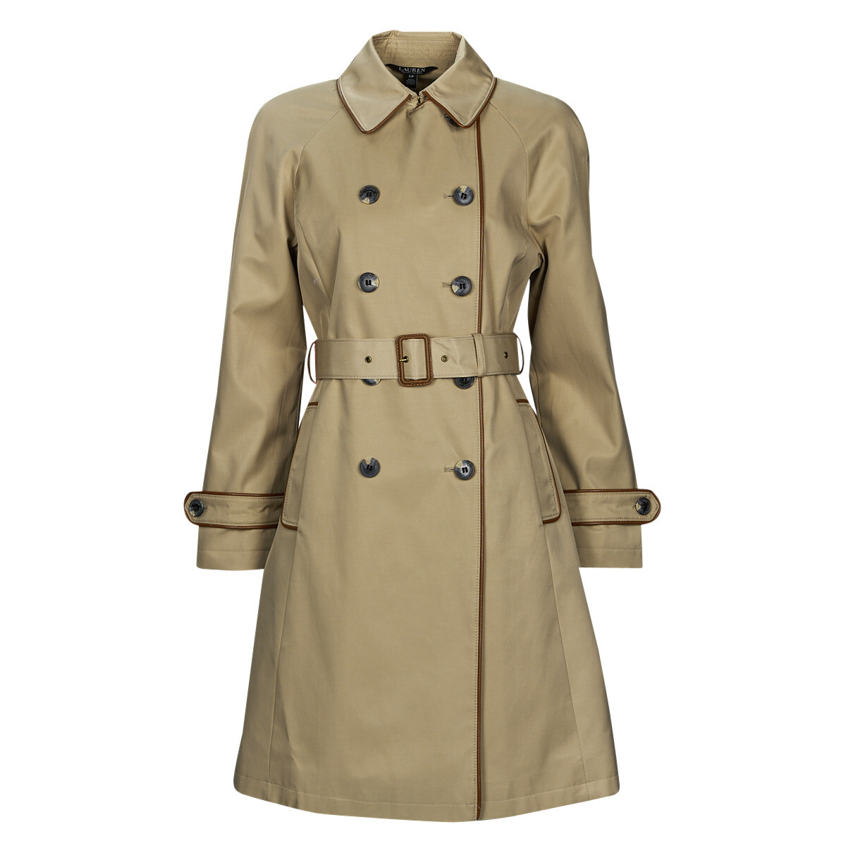 Lauren Ralph Lauren  LNG DB TNCH LINED COAT  Béžová