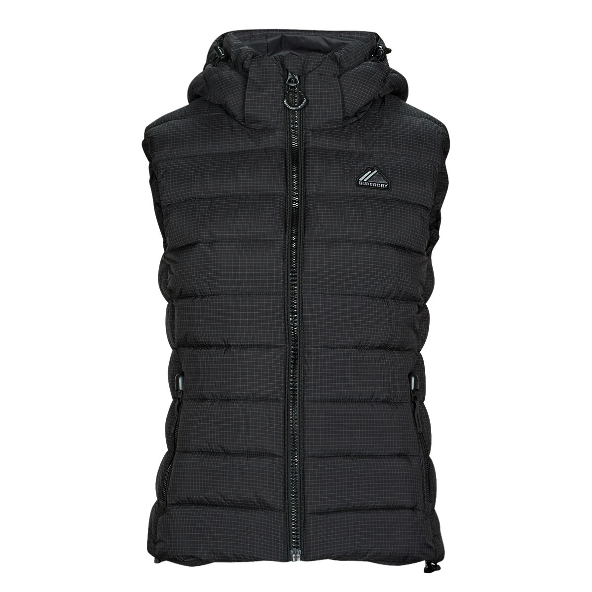 Superdry  CODE MTN FUJI PADDED GILET  Černá