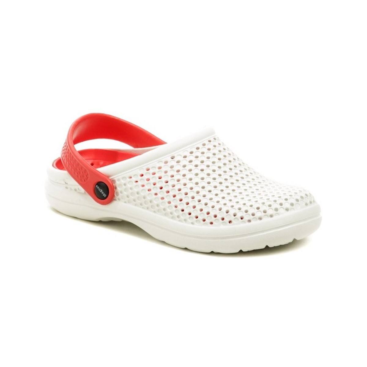 Magnus  59-0522-S9 bílo červené nazouváky crocsy  Bílá