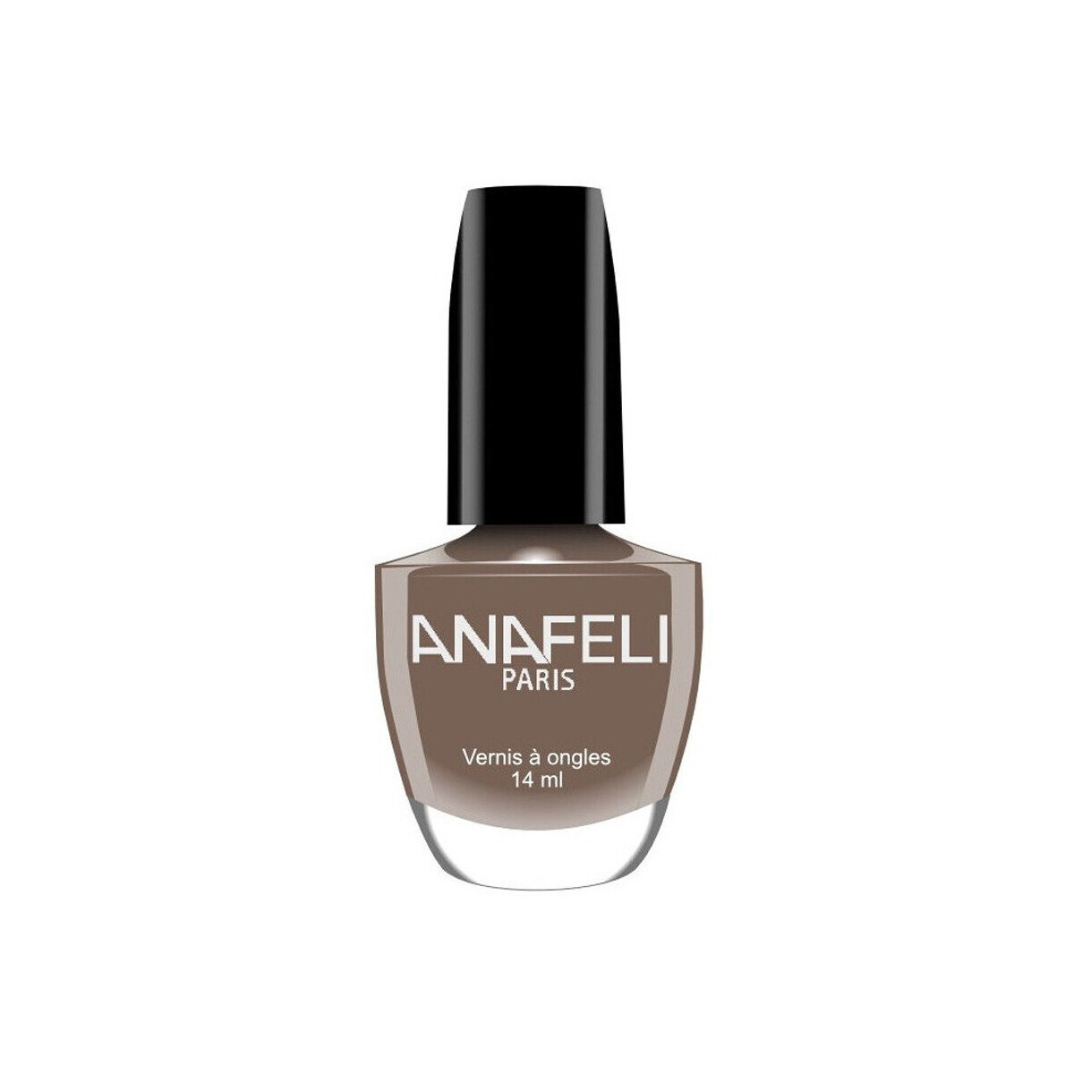 Anafeli  Color Nail Polish - 121 Greige Foncé  Hnědá