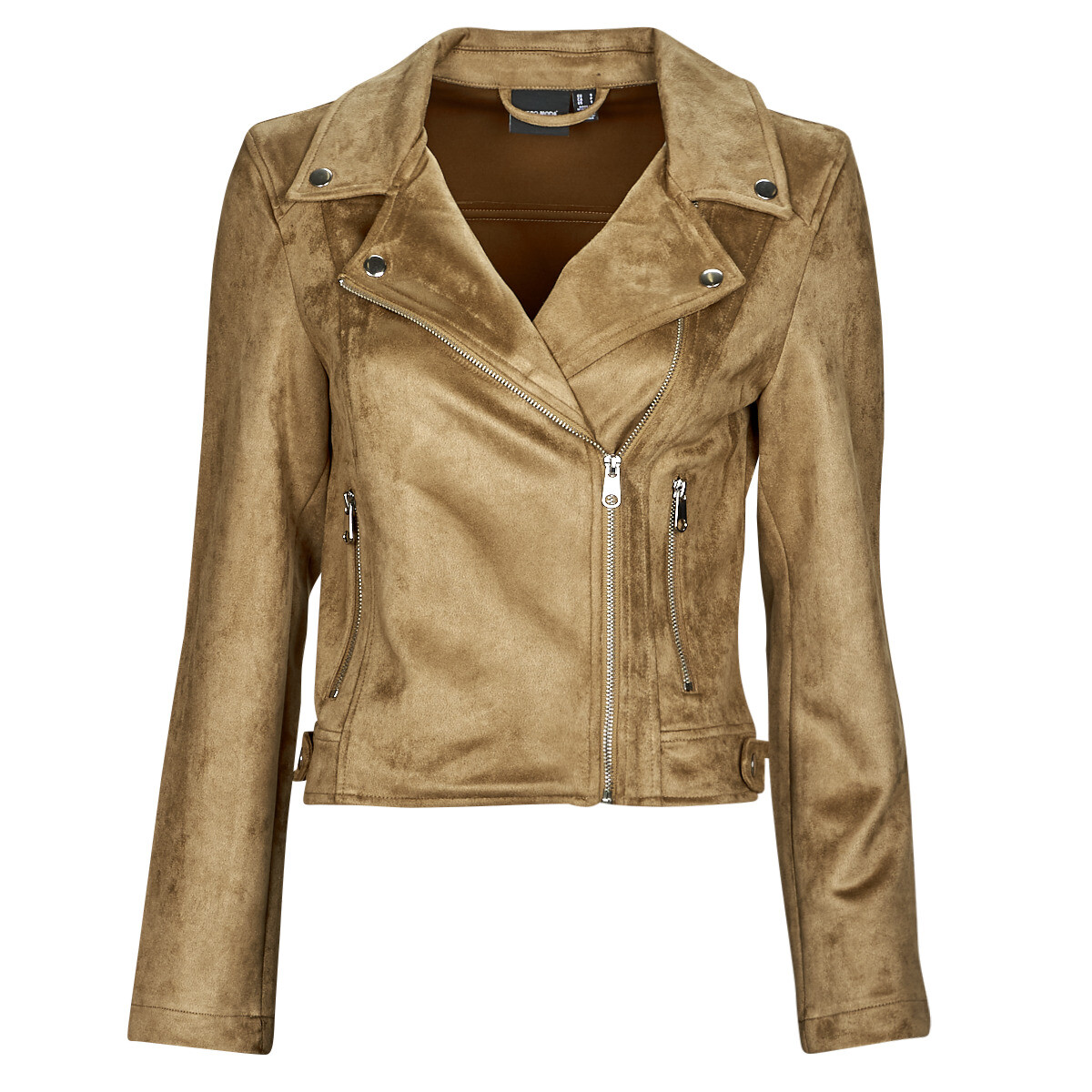Vero Moda VMJOSE SHORT FAUX SUEDE JACKET BOOS Hnědá