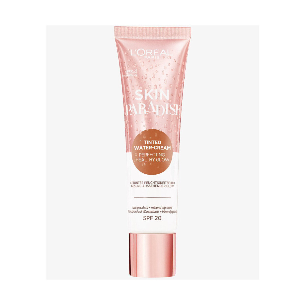 L'oréal  Skin Paradise Tinted M0isturizer - 02 Deep  Hnědá