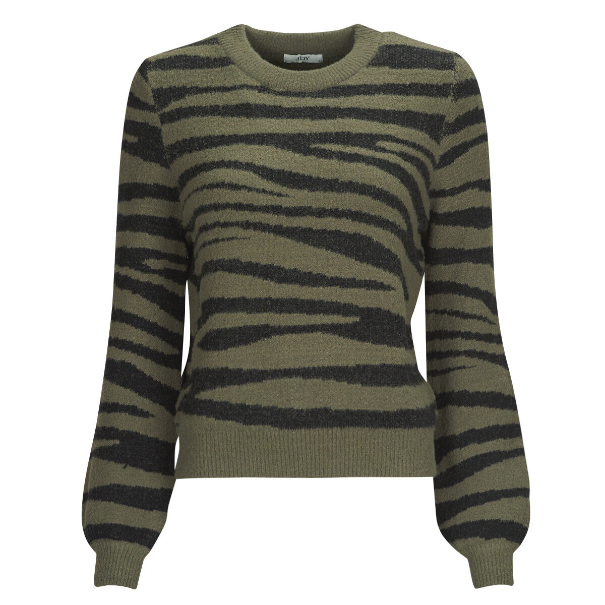 JDY  JDYLORRAINE ANIMAL L/S PULLOVER KNT  Khaki