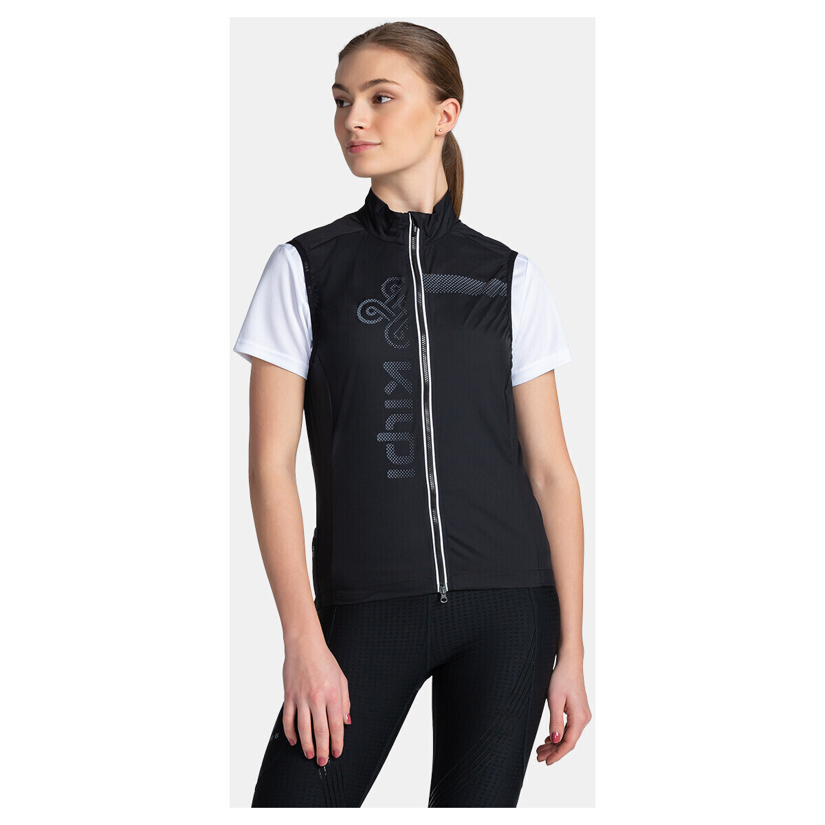 Kilpi  Dámská větruodolná vesta  FLOW-W  Černá