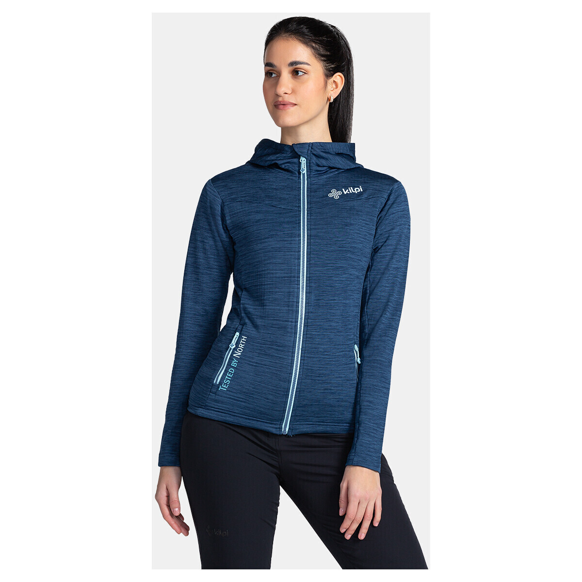 Kilpi  Dámská sportovní mikina s kapucí  SEVELEN-W  Modrá