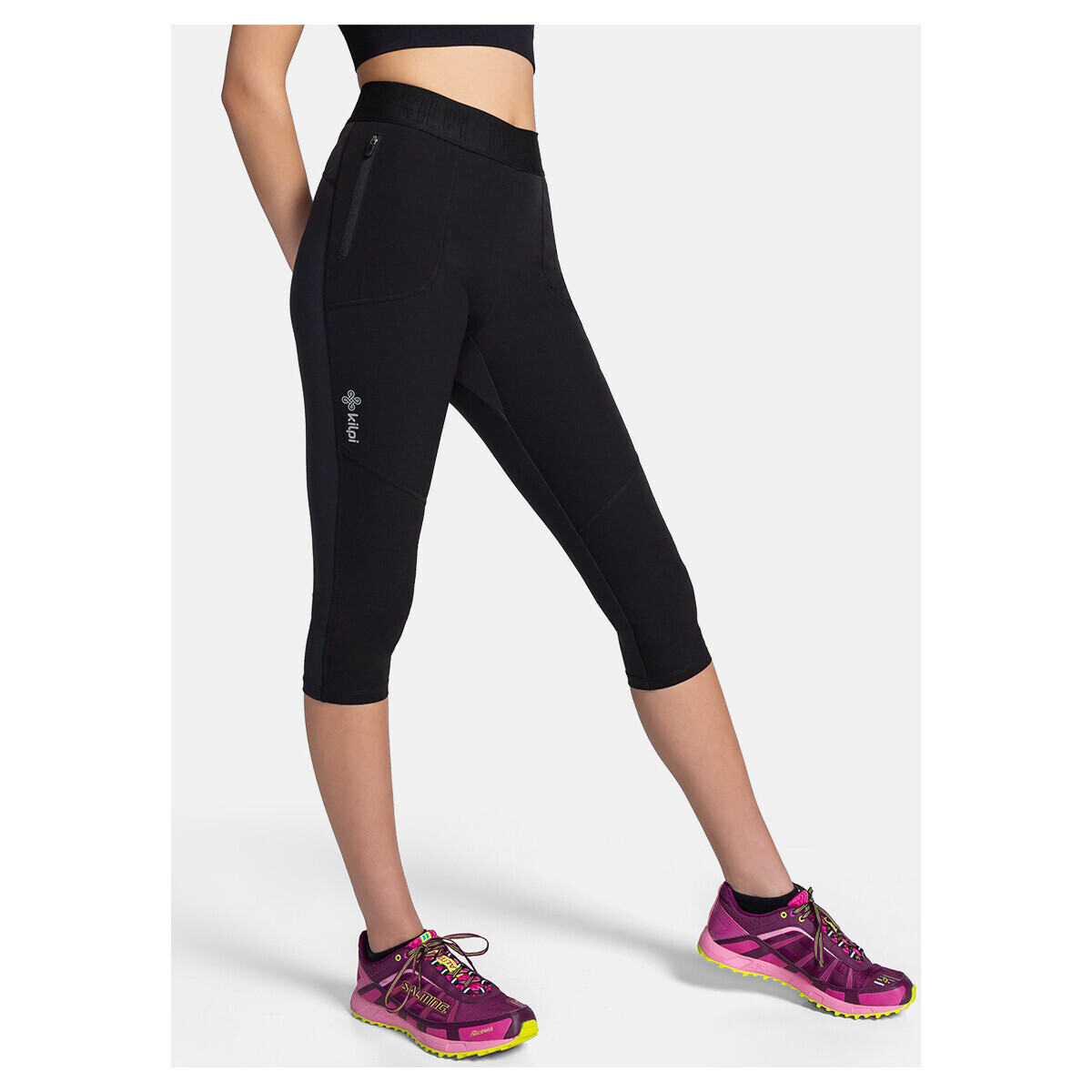 Kilpi  Dámské 3/4 legíny  LAVALLY-W  Černá