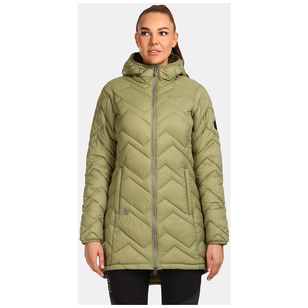 Kilpi  Dámský zateplený kabát  LEILA-W  Zelená