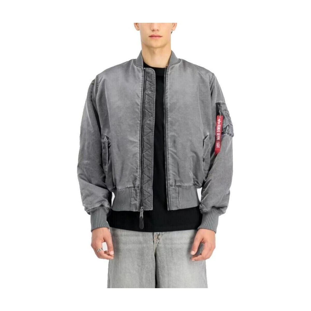 Alpha Industries  MA-1 VINTAGE  Šedá
