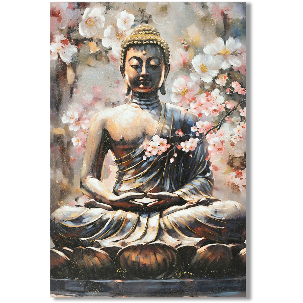 Signes Grimalt  Malování Buddhy  ruznobarevne