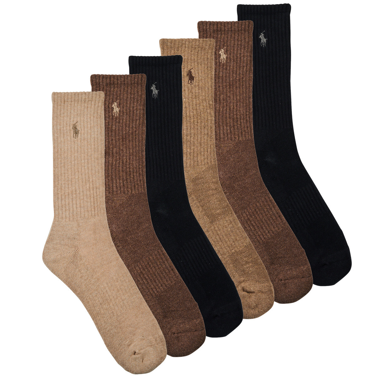 Polo Ralph Lauren  CASUAL CREW-ANKLE-3 PACK  ruznobarevne