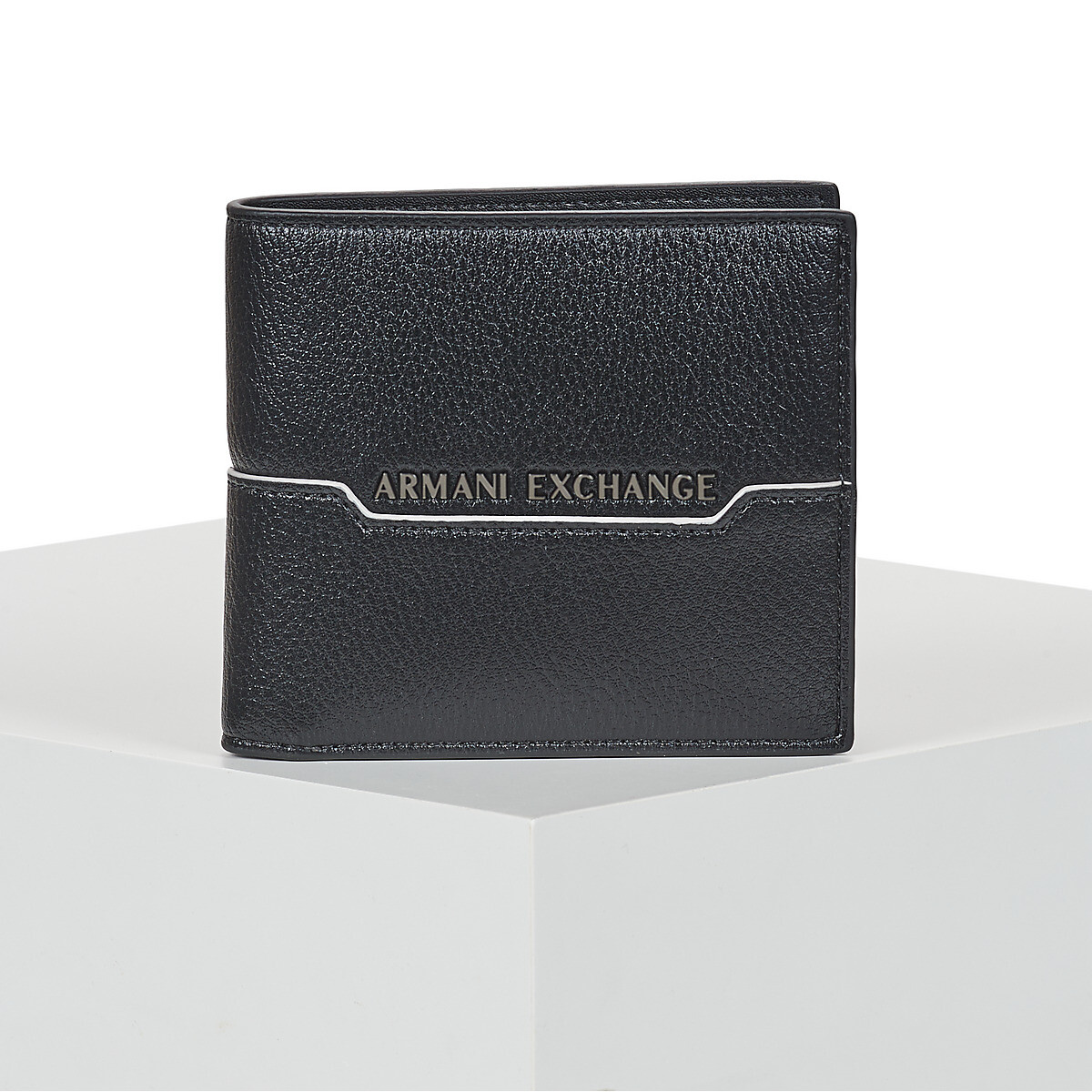 Armani Exchange  CEDRIC BIFOLD COIN POCKET  Černá