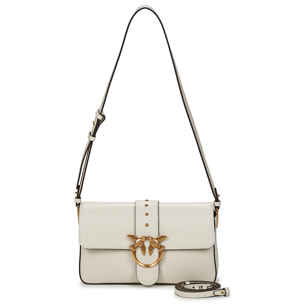 Pinko  LOVE ONE CLASSIC SLOUCHY FL VITELLO MORBIDO  Bílá