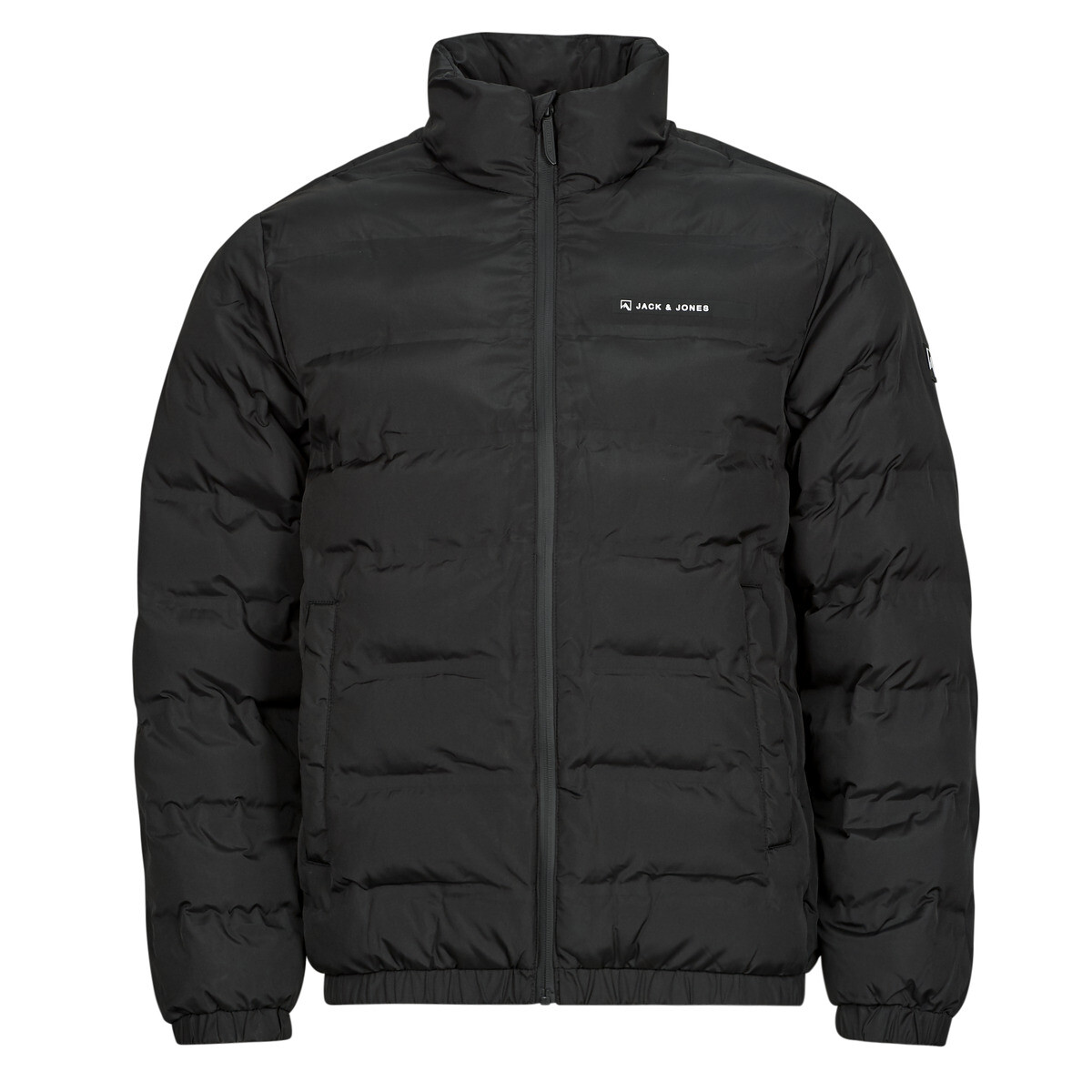 Jack & Jones  JJALPES HEAT QUILTED PUFFER  Černá