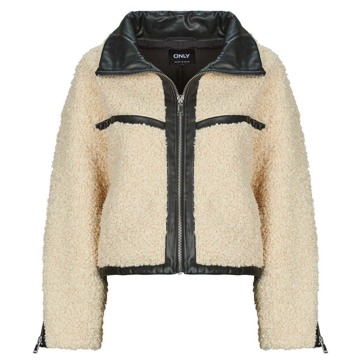 Only  ONLPATTI LIFE TEDDY SHORT  Béžová