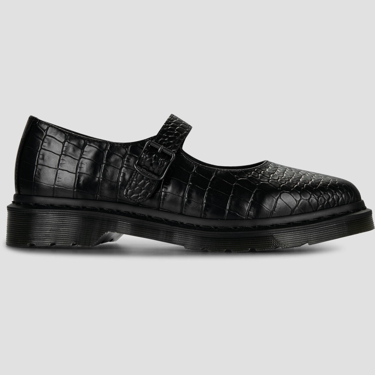 Dr. Martens  Elphie MJ Mary Jane Shoe Black New Vibrance Croco  Černá