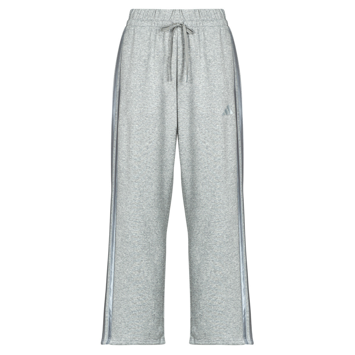 adidas  Holiday 3-Stripes Fleece Open-Hem Joggers  Šedá