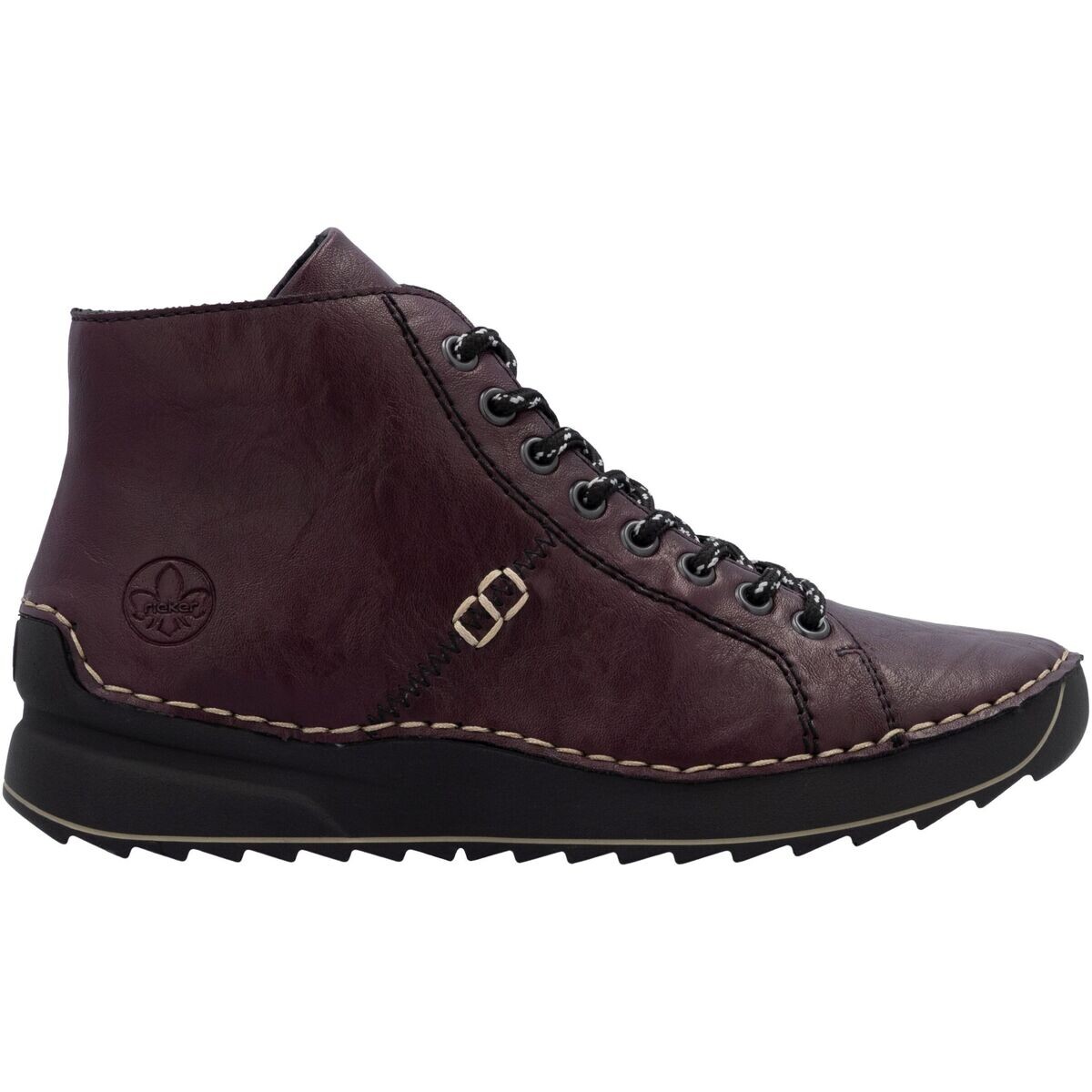 Rieker  Stiefelette  Fialová