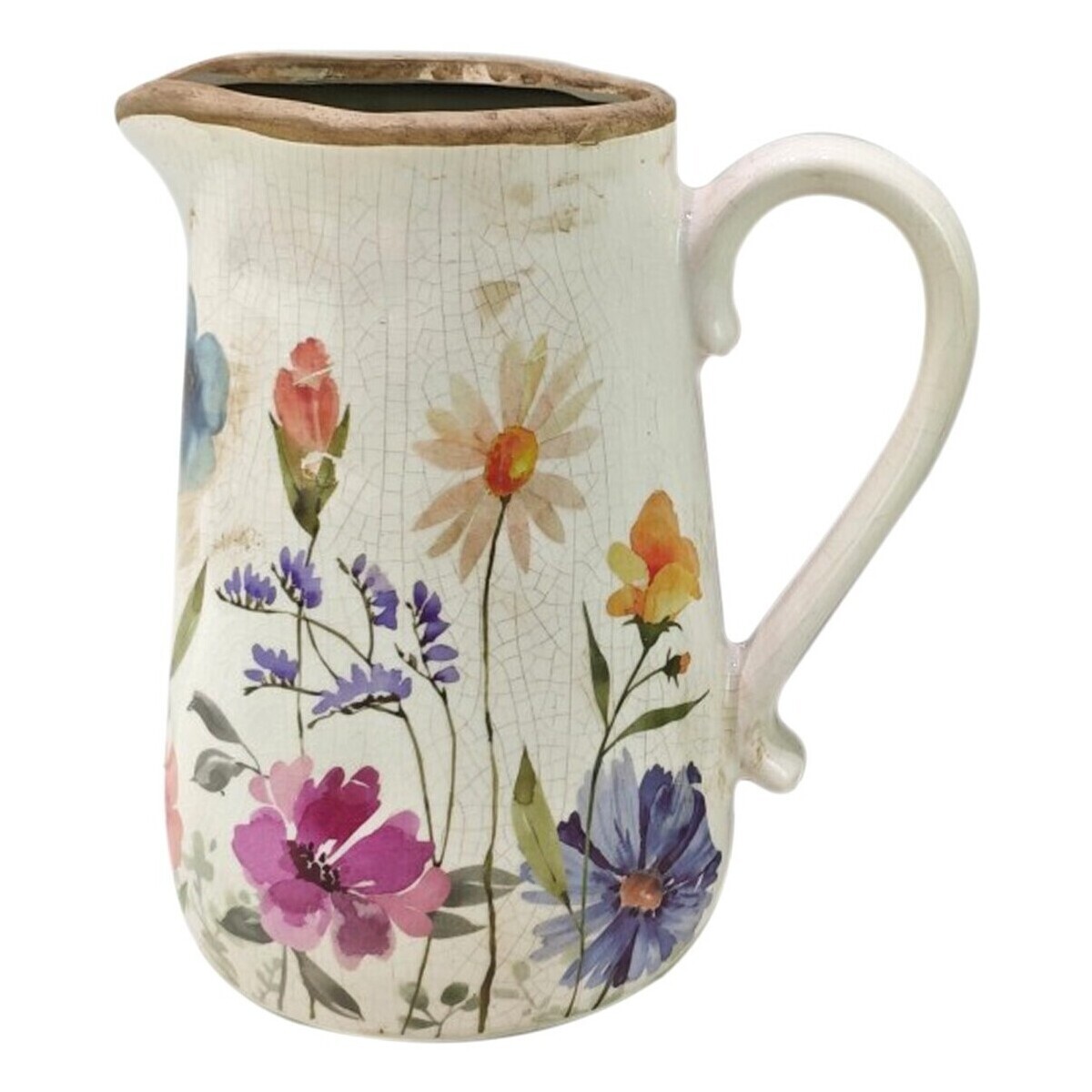 Signes Grimalt  Váza S Květinami L  Bílá