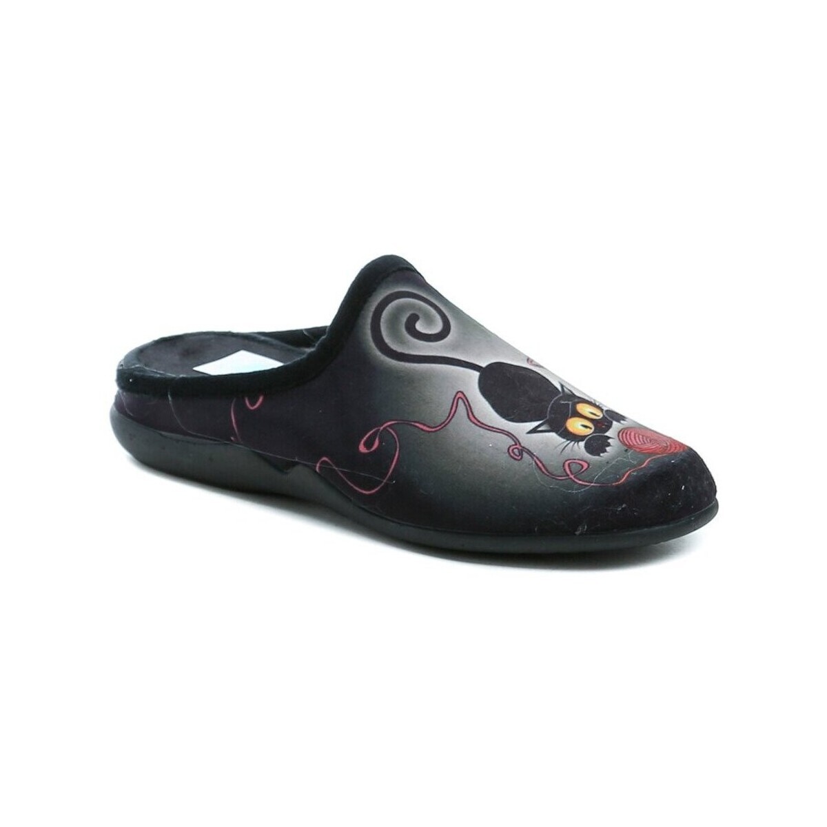 Medi Line  133-025 černé dámské papuče  Šedá