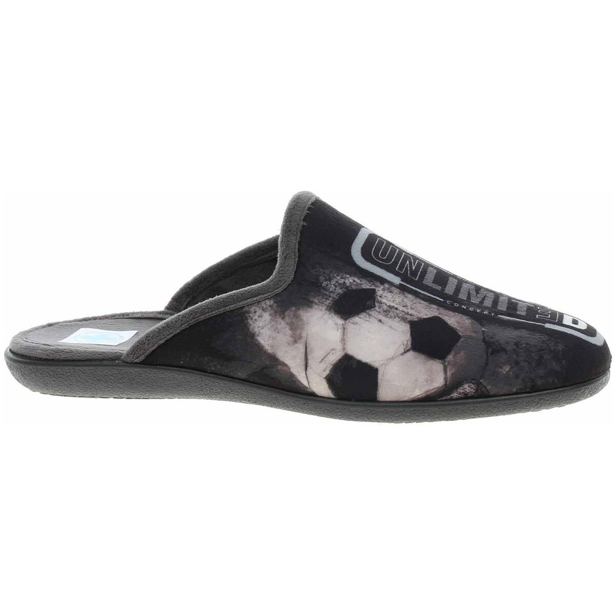 Medi Line  Pánské domácí pantofle  1507-025 negro  Černá