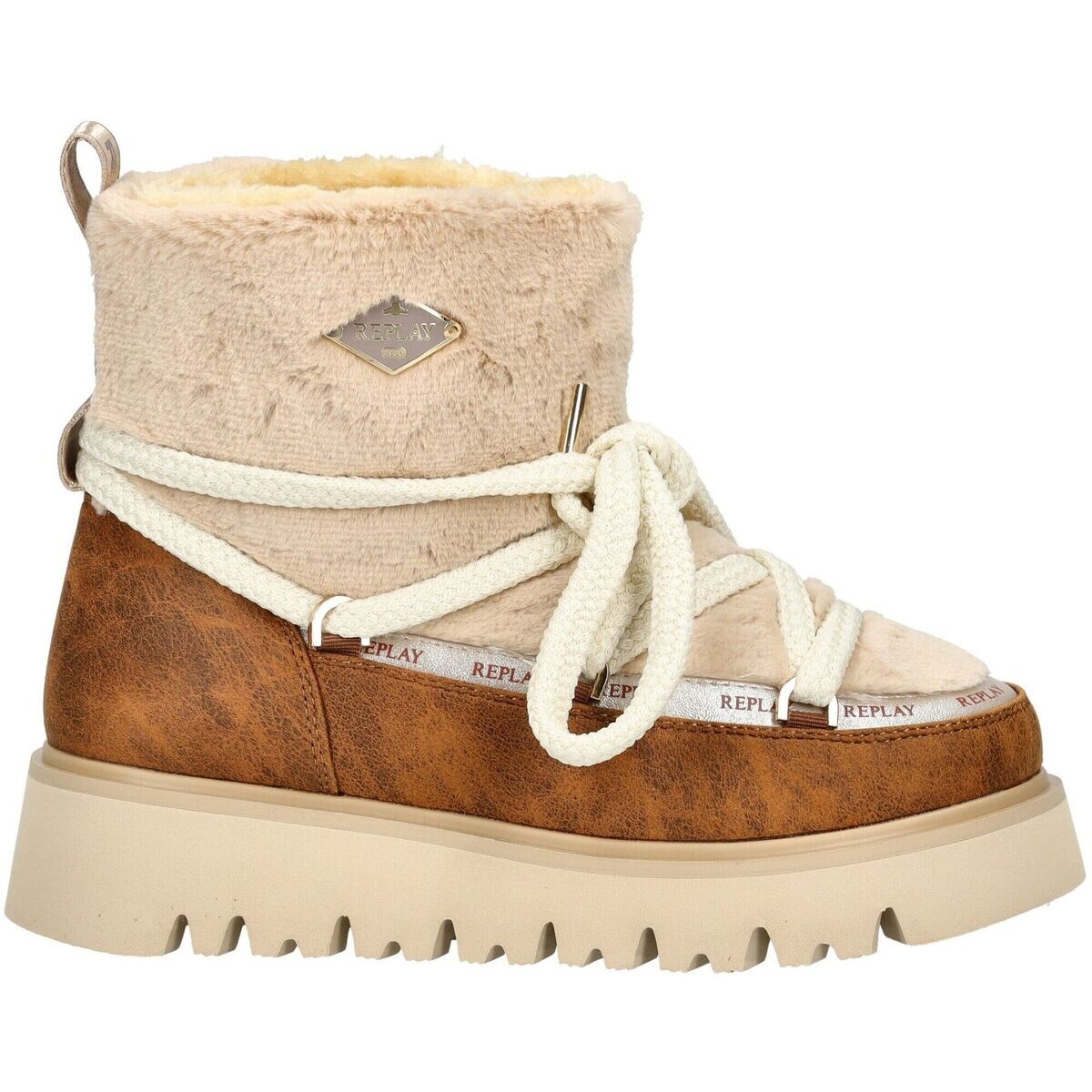 Replay  Stiefelette  Béžová