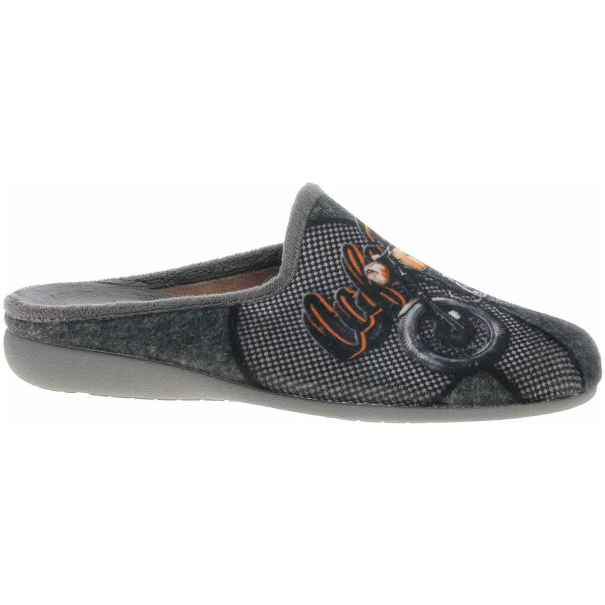 Medi Line  Pánské domácí pantofle  150-025 gris  Šedá