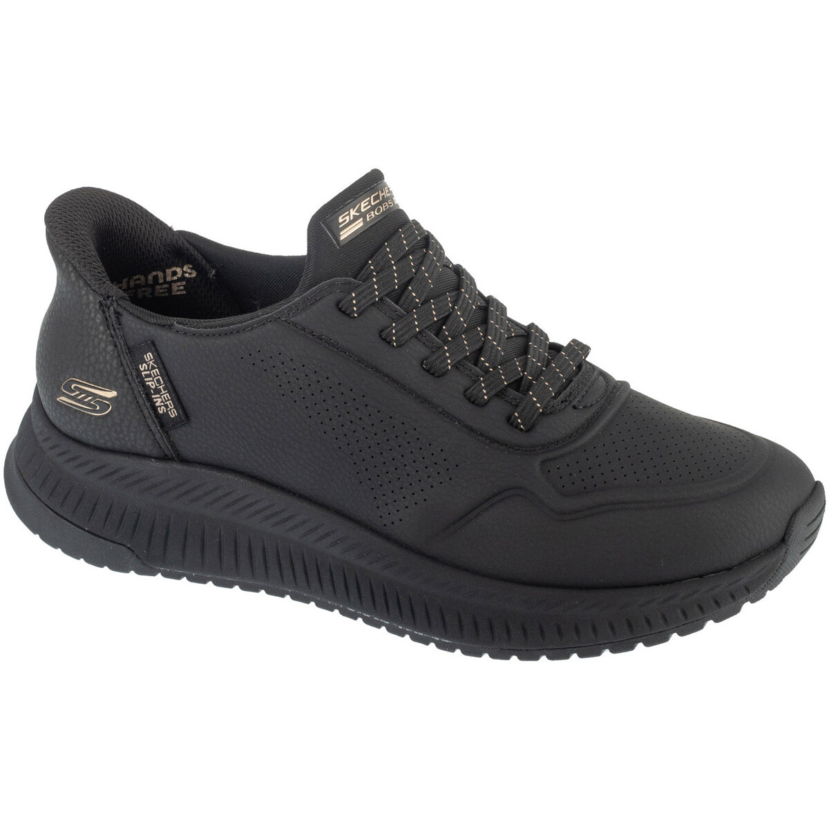 Skechers  Bobs Squad 4 - Key Look black  Černá