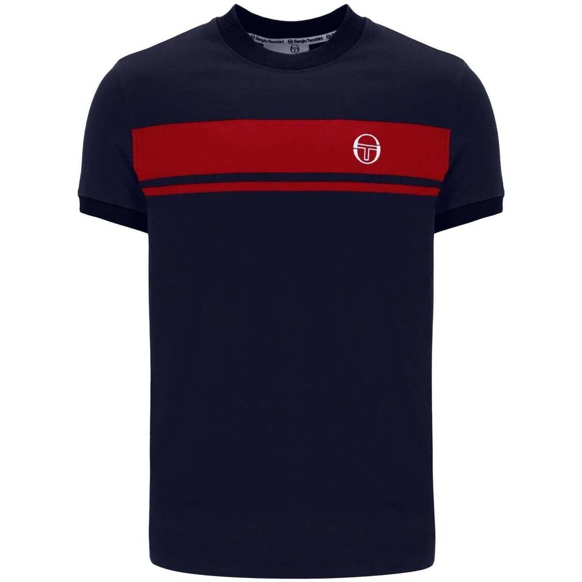 Sergio Tacchini  Master T-Shirt Maritime Blue/Adrenaline Rush  Modrá