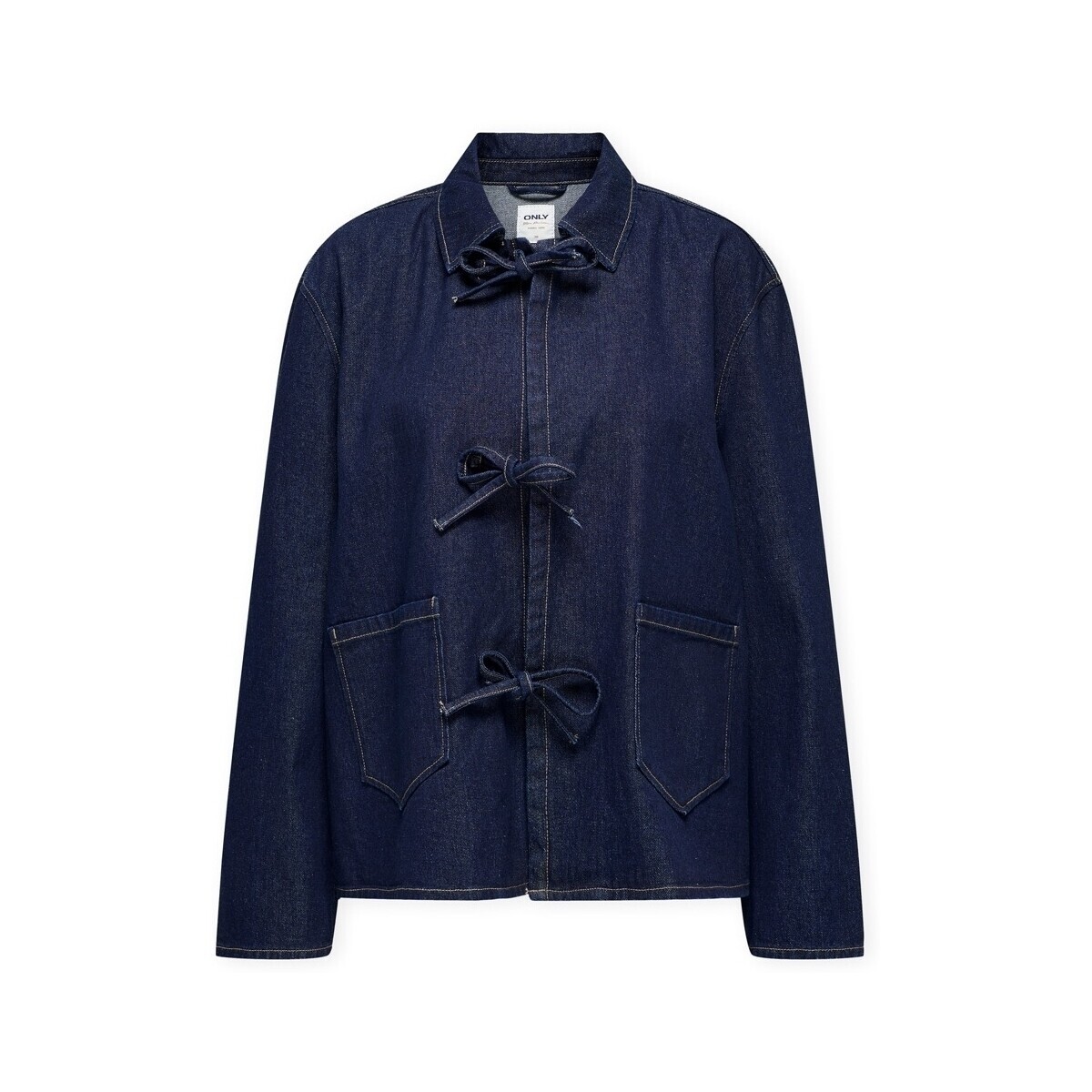 Only  Thille Jacket - Dark Blue Denim  Modrá