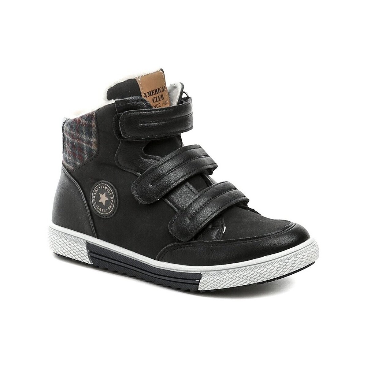 American Club  GC19-21 černé dětské zimní boty  Černá