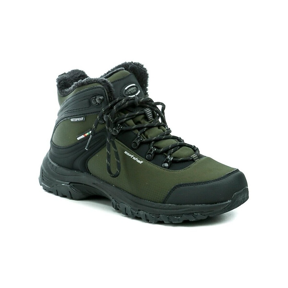 American Club  HL146-24 khaki pánské zimní softshell boty  Zelená