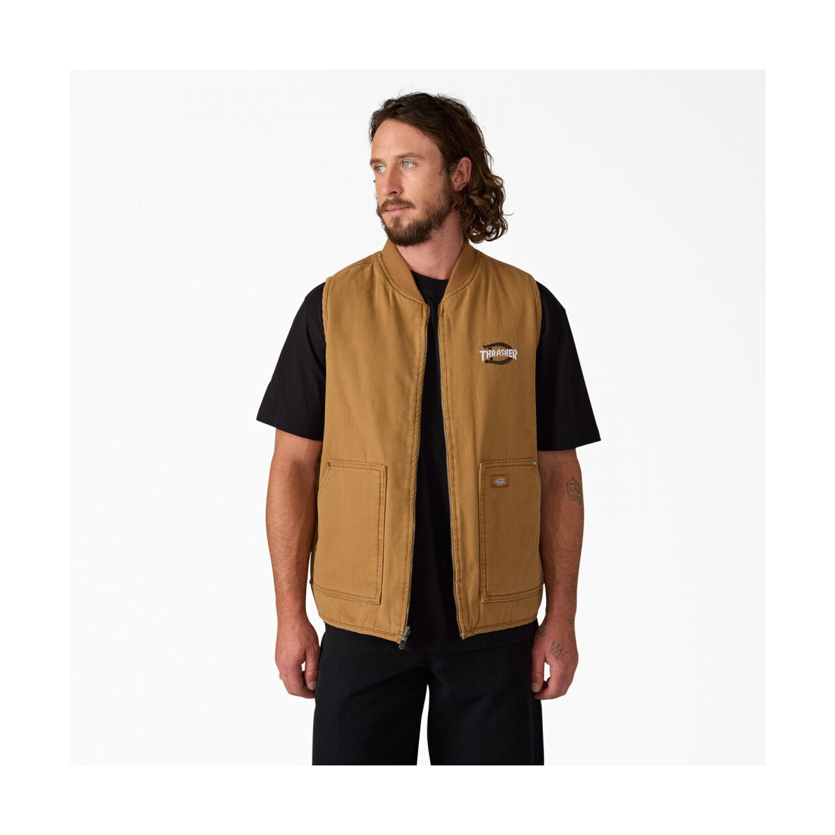 Dickies  Thrasher x  vest  Hnědá