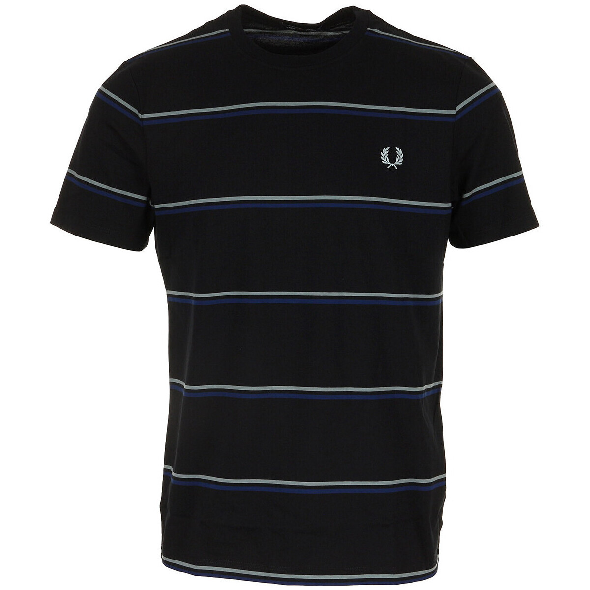 Fred Perry  Fine Stripe T-shirt  Černá