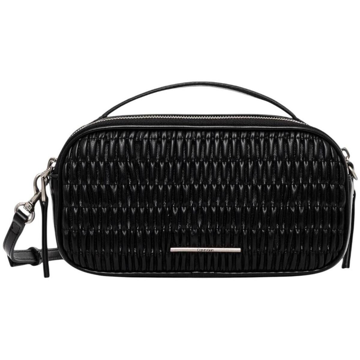 Calvin Klein Jeans  RUCHED CROSSBODY CAMERA BAG LV04K3184G  Černá