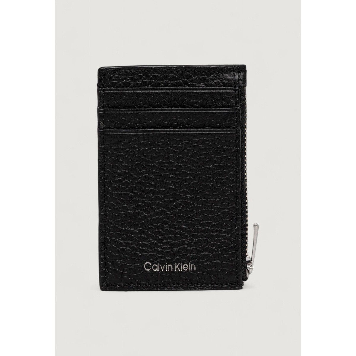 Calvin Klein Jeans  CK LEATHER N/S ZIP CARD CASE LV04D1030G  Černá