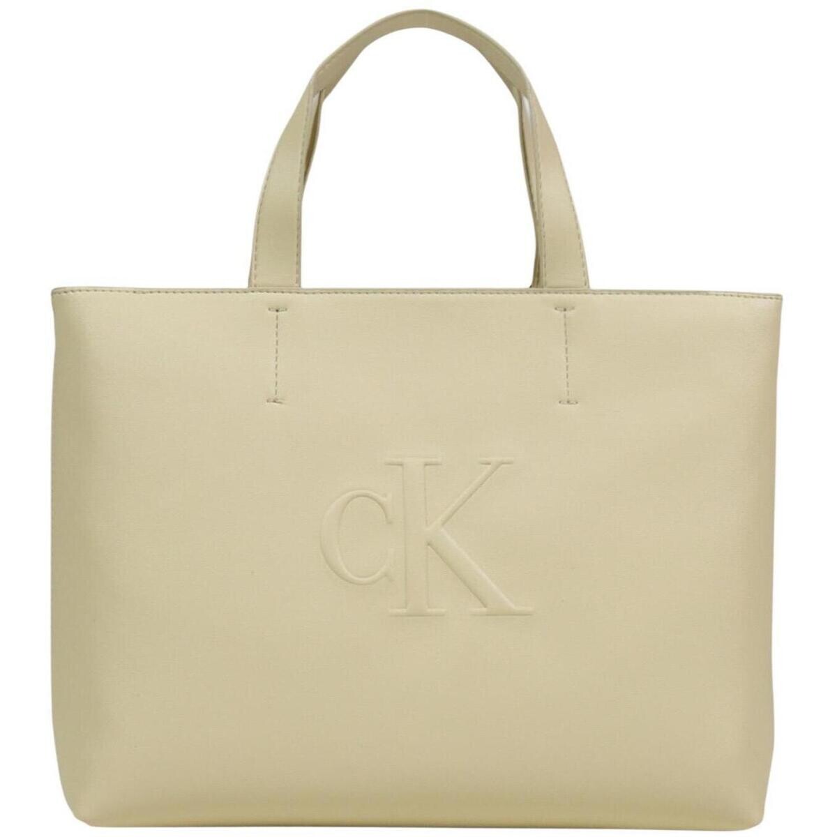 Calvin Klein Jeans  SCULPTED MINI EW TOTE LV04K3111G  Bílá