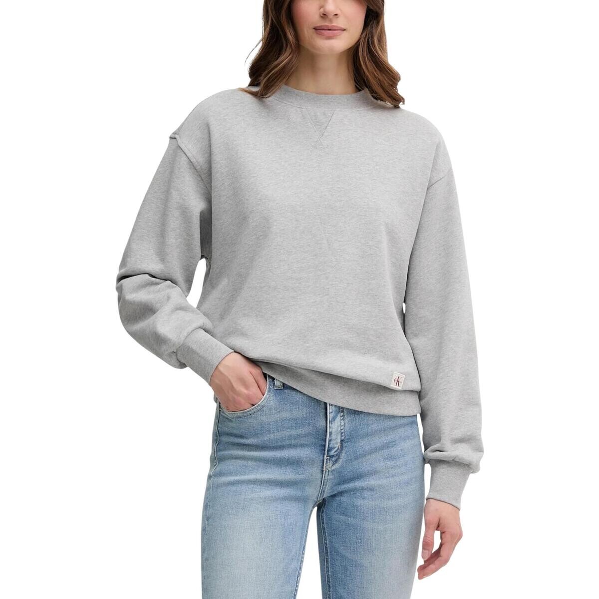 Calvin Klein Jeans  A- LS BADGE LOGO TER LV047B238G  Šedá