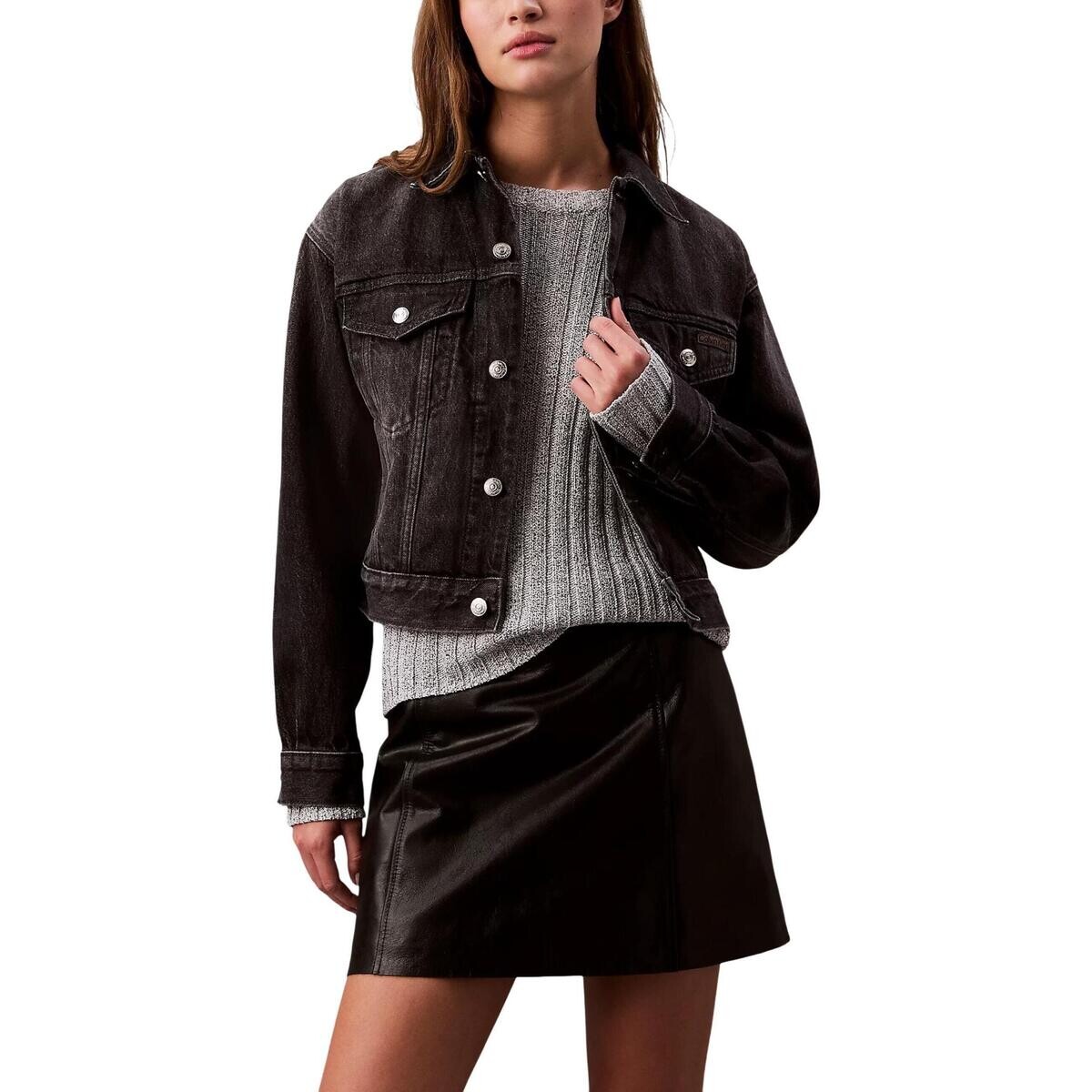 Calvin Klein Jeans  90s TRUCKER BLACK FO LV047B741G  Černá