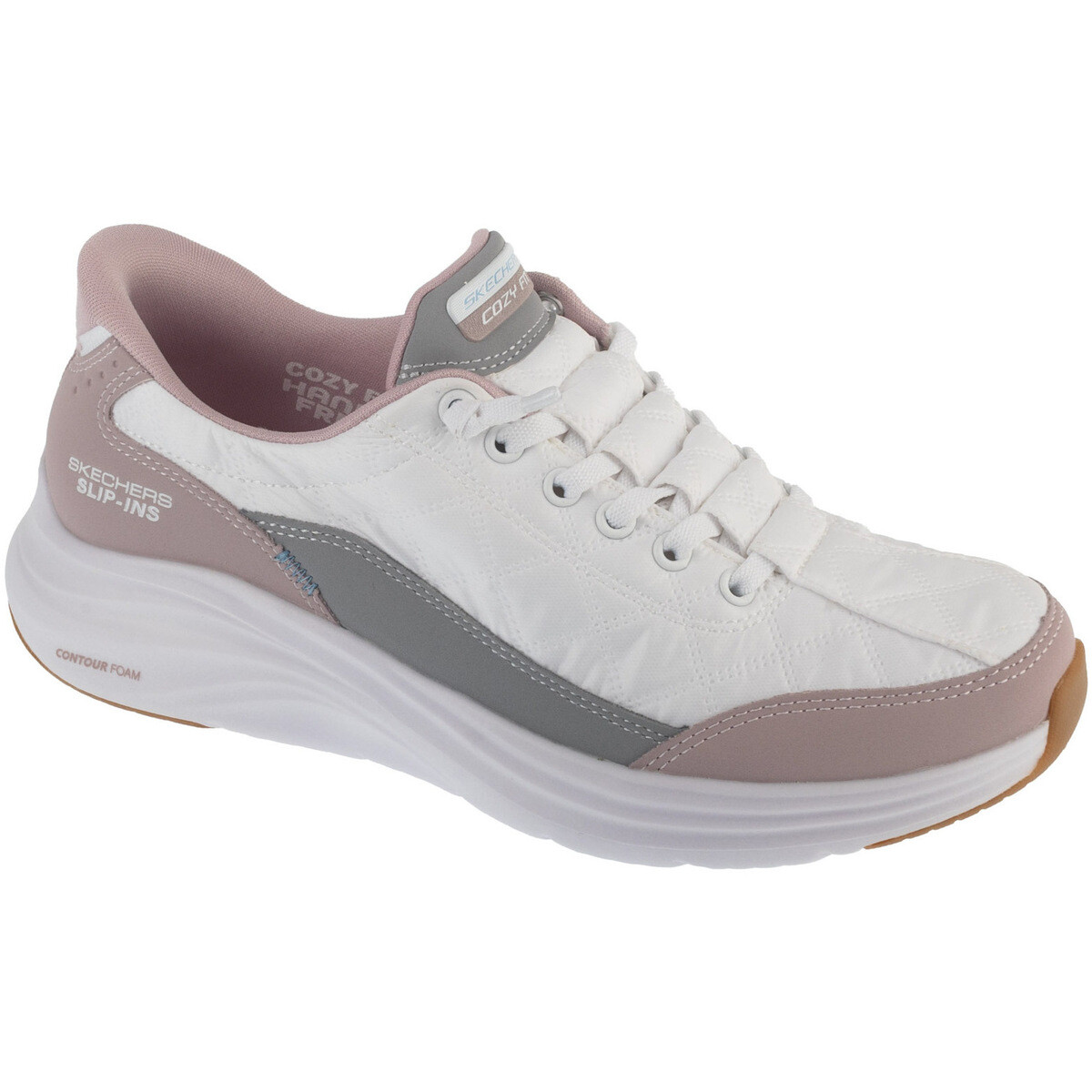 Skechers  Slip-ins: Contour Foam - Cozy Fit  Bílá