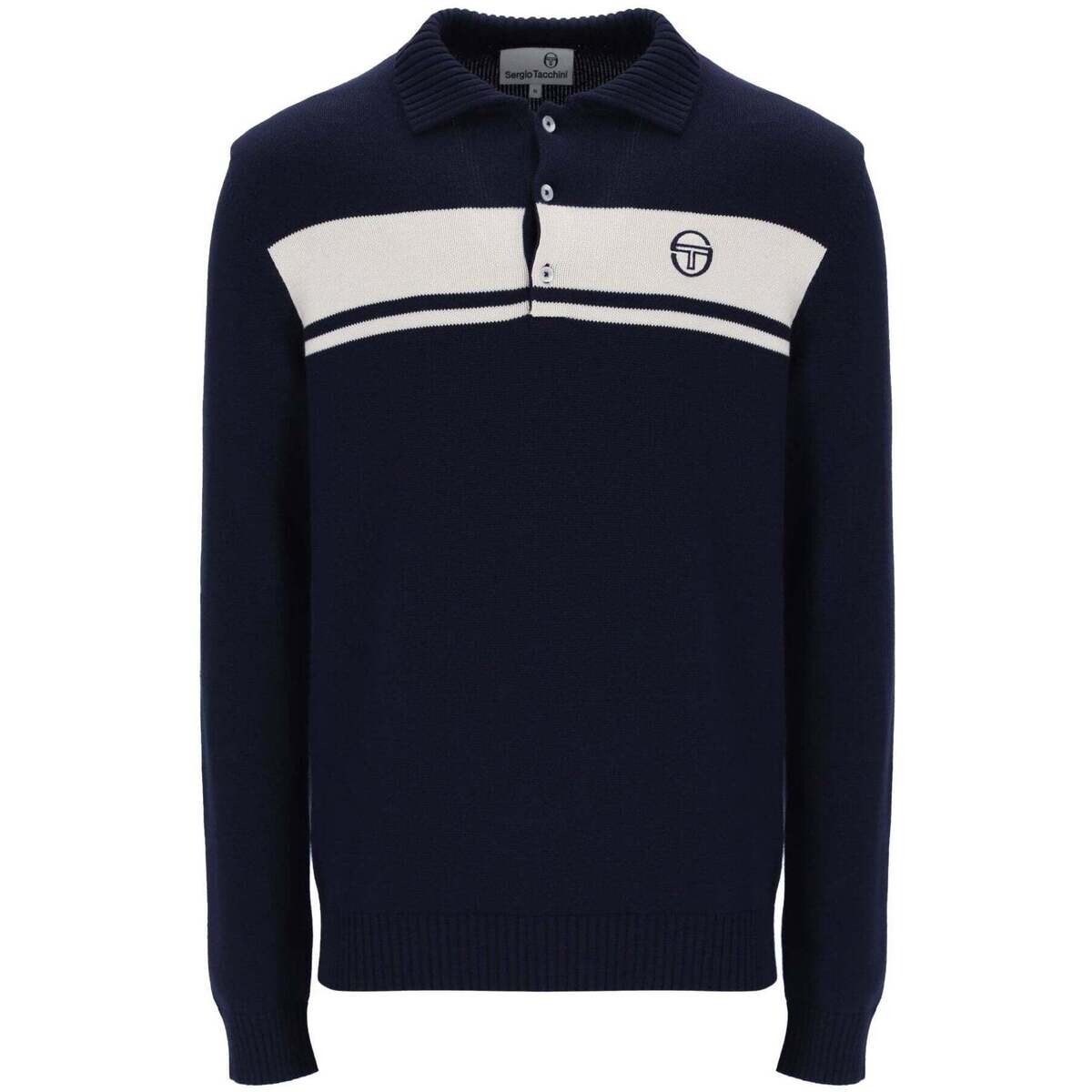 Sergio Tacchini  Damarindo Knitted Polo Maritime Blue  Modrá