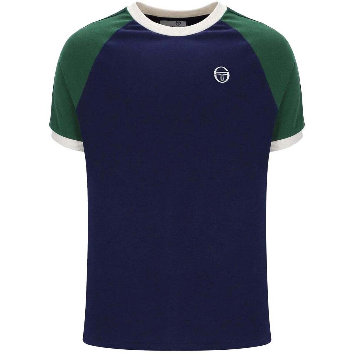 Sergio Tacchini  Hadow Ringer T-Shirt Maritime Blue/Eden  Modrá
