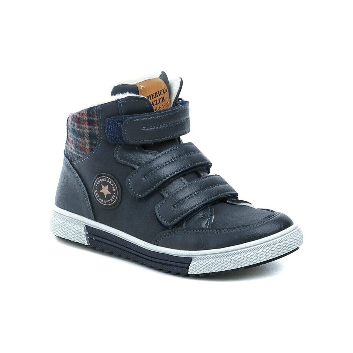 American Club  GC19-21 navy dětské zimní boty  Modrá