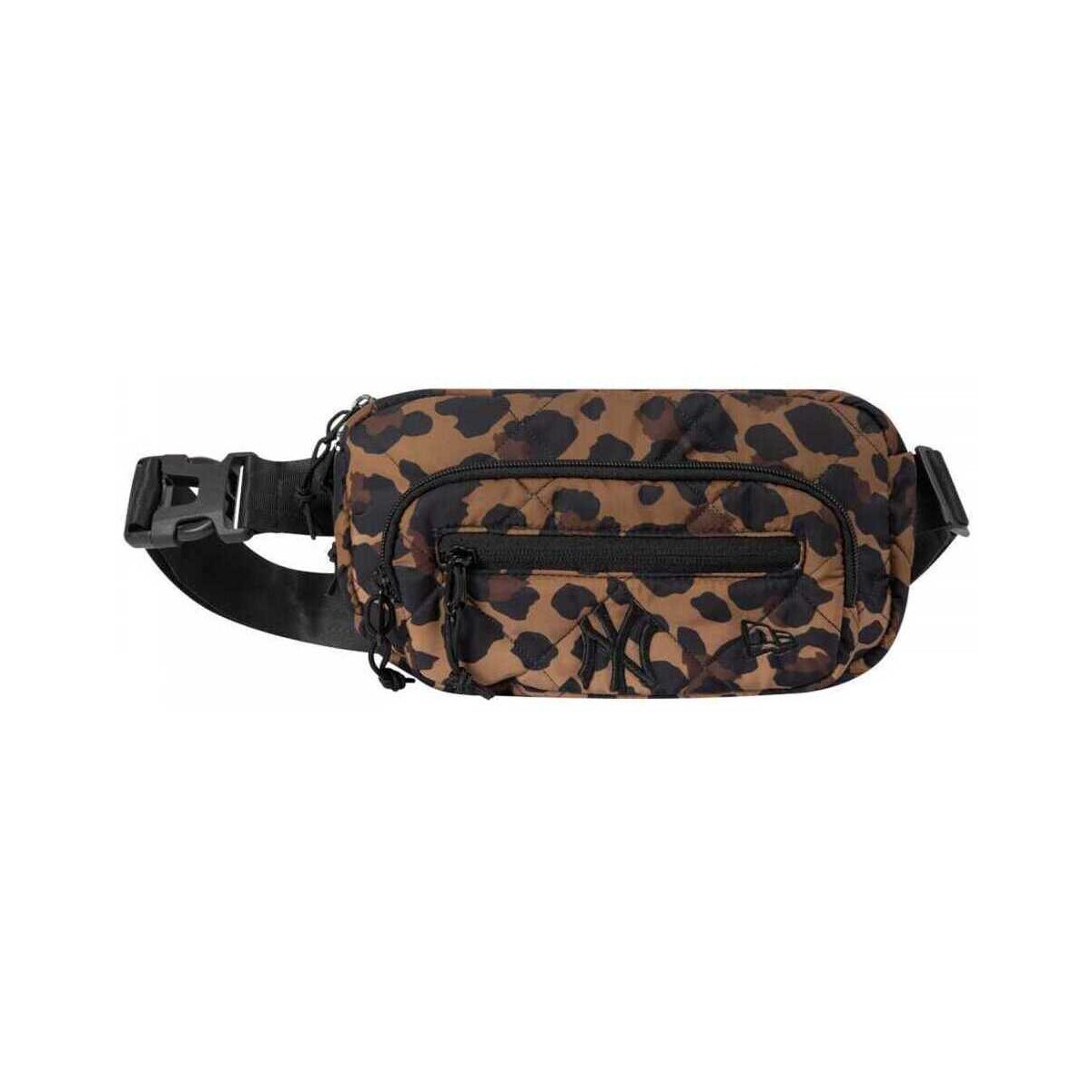 New-Era  Leopard quilted waist bag neyyan  Bordó