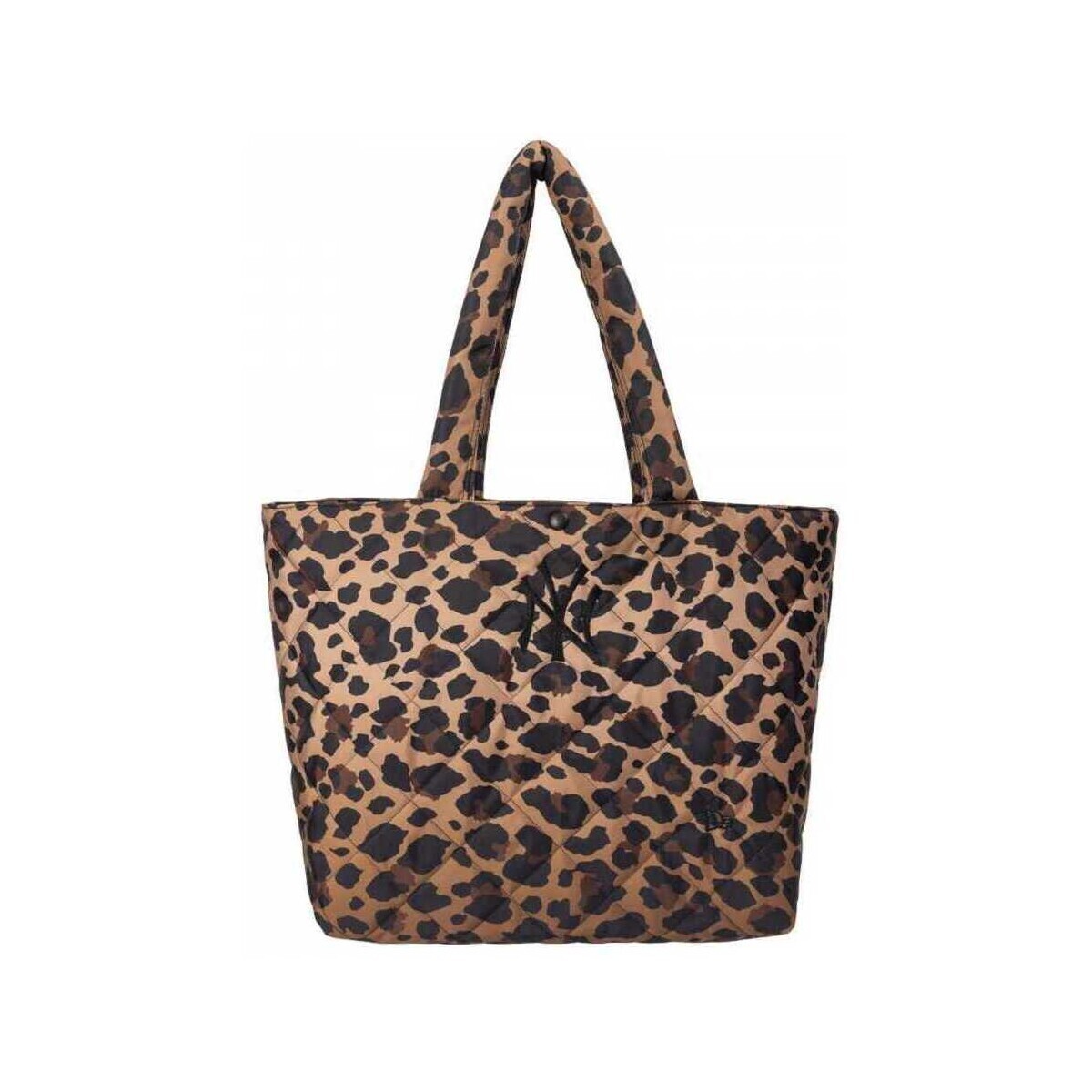 New-Era  Leopard quilted tote bag neyyan  Bordó